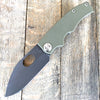 Medford Knife & Tool 187RMP  OD Green G-10 (3.35" GREY PVD) - GearBarrel.com