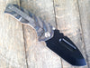 Medford Praetorian G/T Knife Brown G-10 Flames Ti (Black PVD) - GearBarrel.com