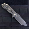 Hinderer Knives Half Track Tanto Knife Black G-10/Battle Black (2.75" B.B) - GearBarrel.com