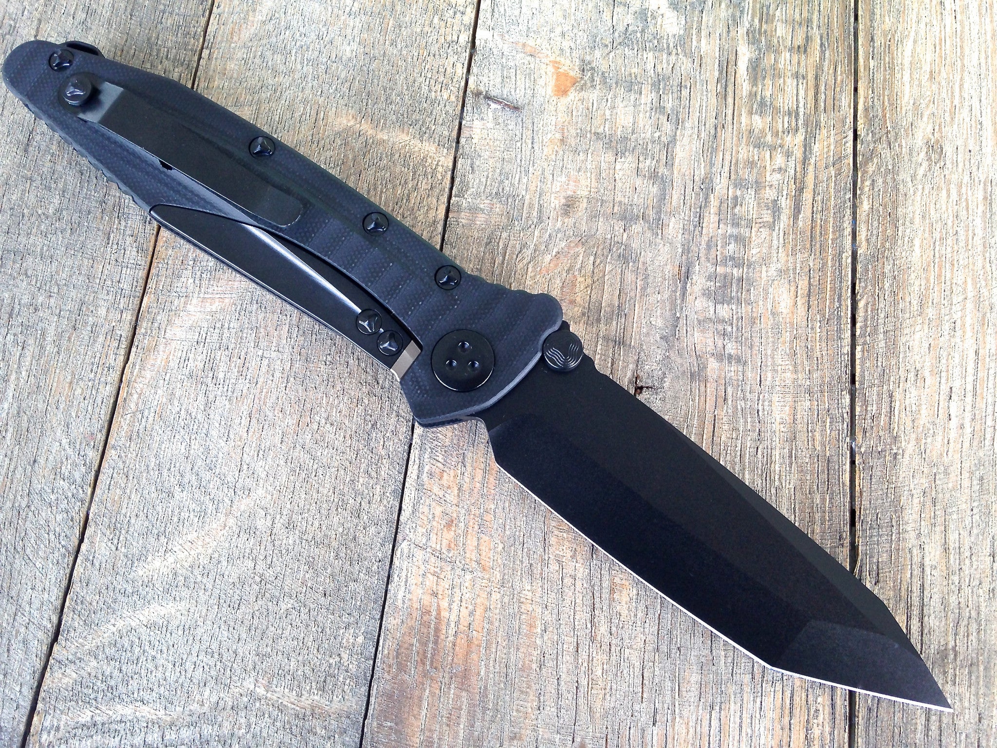 2015 Microtech Socom Delta S/E Folding Knife G-10 (4" Black) 163-1T ...