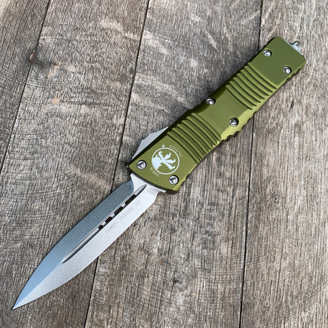 2022 Microtech Combat Troodon D/E (3.8" Stonewashed) 142-10OD