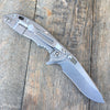 Hinderer Knives XM-18 Recurve Flipper Knife Translucent G-10 (3" Stonewash) - GearBarrel.com