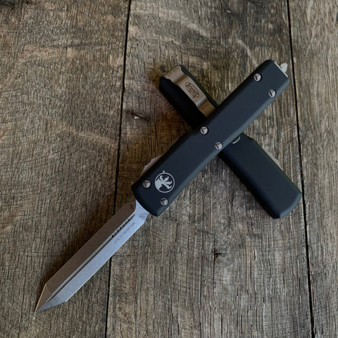 Microtech 249-10 UTX-70 AUTO OTF 2.41" Double Edge Spartan Blade