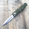 Microtech OD Green UTX-85 D/E OTF Auto Knife ( 232-4OD Satin) - GearBarrel.com