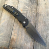 Protech TR-4.F3 Tactical Response 4 Automatic Knife Feather Grip (4" Black D2) - GearBarrel.com