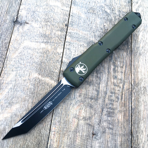 Microtech Ultratech T/E OTF  Smooth Contoured  123-1OD (Tactical)