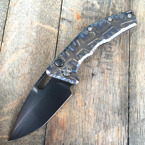 Heretic Knives Martyr Auto Flamed Titanium Flamed Hardware (DLC 3")