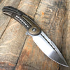 Todd Begg Knives: Steelcraft Series - Bodega - Bronze Frame - Gold Fan Patt. - Hand Rubbed Satin - GearBarrel.com