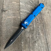 microtech ultratech blue handled black double edge blade 122-1BL