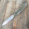 Hinderer Knives: Maximus Dagger Stonewashed - OD Green - GearBarrel.com