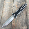 Hinderer Knives: Maximus Dagger Stonewashed - Black - GearBarrel.com