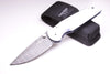Protech TR-3 Manual Integrity Folder Custom Knife (3.5" Damascus) 7721-DM - GearBarrel.com