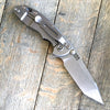 Hinderer Knives XM-18 Harpoon Tanto Flipper Black G-10 (3" Stonewash) - GearBarrel.com