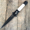 Protech The Don Automatic Knife Tuxedo Ivory  (3.5" Black) 1952 - GearBarrel.com