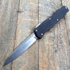 Microtech Cypher S/E OTF Automatic Knife Black (4" Stonewash) 241-10 - GearBarrel.com
