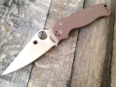 Spyderco Paramilitary 2 Brown G10 (S35Vn)