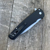 Pro-Tech Malibu Wharncliffe  Flipper Knife Black (3.3" Stonewash)
