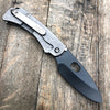 Medford Colonial T Frame Lock Knife Tumbled Ti (3.5" PVD) MKT - GearBarrel.com