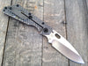 Strider Knives Folder: SMF Gunner Grip 3/4 Grind Stonewashed (Brown) - GearBarrel.com