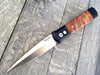 Protech Godfather Automatic Knife Black w/ Maple Burl (4" Satin Plain) 906 - GearBarrel.com