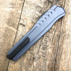Microtech Cypher MK7 D/E Black Serrated Double Edge  242M-3GY - GearBarrel.com