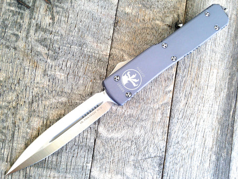 Microtech Ultratech Knife Grey D/E (3.4" Satin) 122-4GY