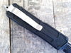 Microtech Underwater QD Navy Scarab OTF Knife, Black, Two-Tone Plain, 111-1 - GearBarrel.com