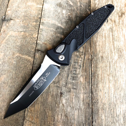 Microtech Socom Elite T/E Automatic Knife Black (4" Two Tone) 161A-1