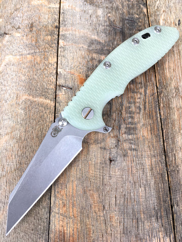 Hinderer Knives Fatty XM-18 Wharncliffe  Translucent G10 (3.5" Working Finish)
