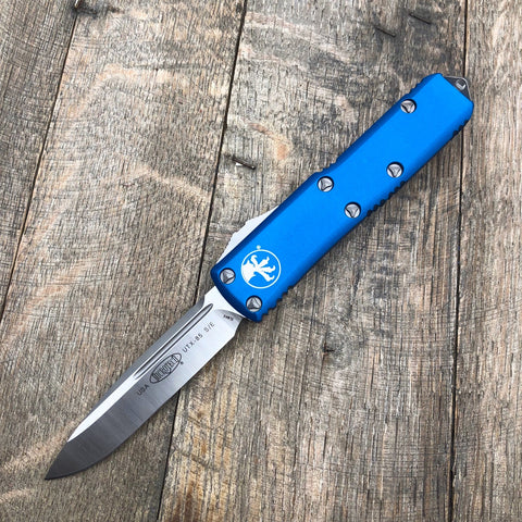 Microtech UTX-85 S/E OTF Blue (3.125" Satin) 231-4BL