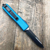Microtech UTX-85 S/E OTF Turquoise  (3.125" Black) 231-1TQ - GearBarrel.com