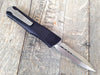 Microtech Combat Troodon OTF D/E Dagger (3.8" Satin Full Serr) 142-6 - GearBarrel.com