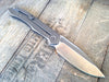 Marfione Custom Anax Integral Frame Lock Knife Titanium (3.75" Tri-Tone) - GearBarrel.com