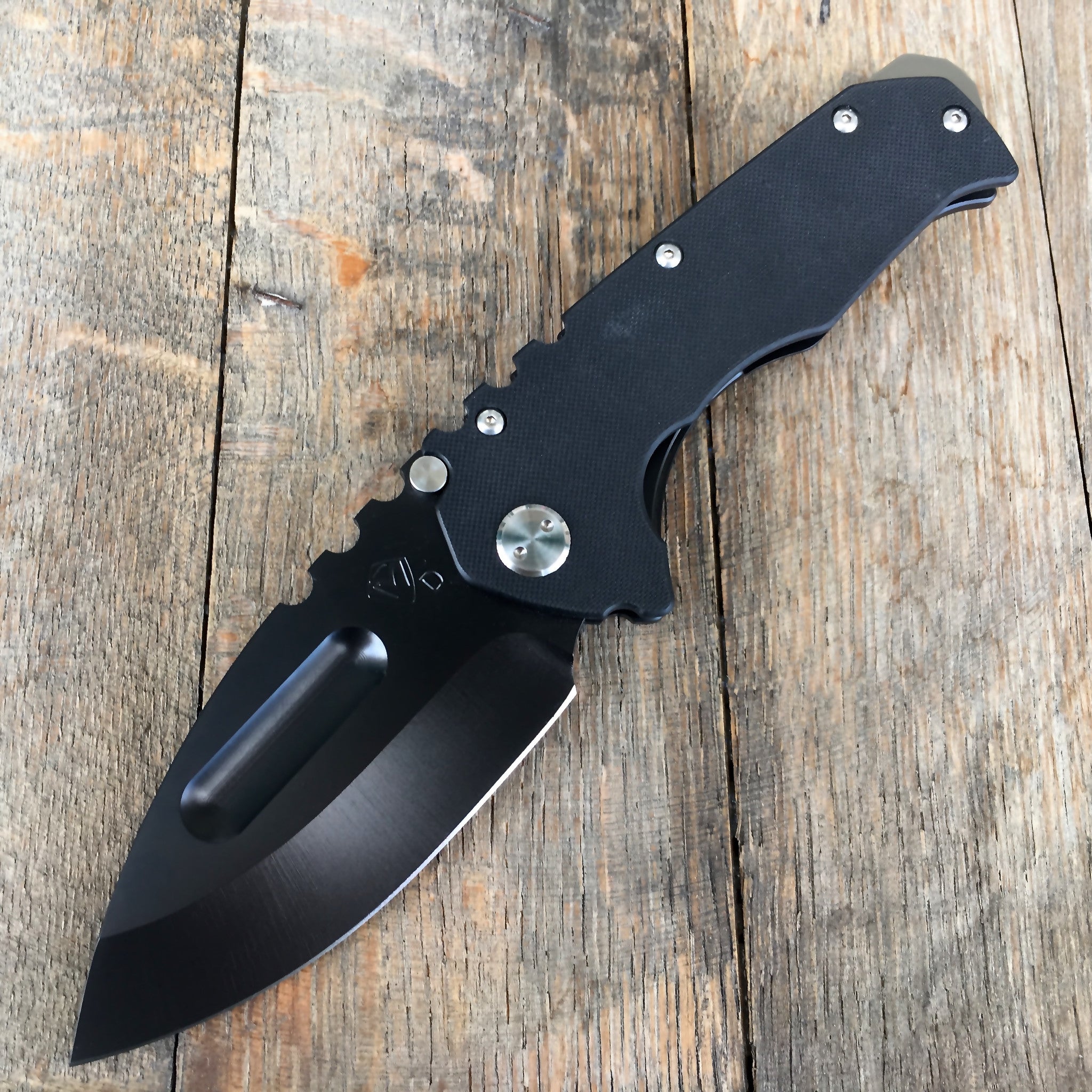 Medford Praetorian G/T Knife Black G-10 (3.75" PVD Blk) - GearBarrel.com