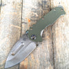 Medford Praetorian G/T Knife OD Green G-10 (3.75" Vulcan) Flamed T - GearBarrel.com