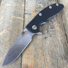 Hinderer Knives XM-18 Slicer Flipper Knife Black G-10 (3" Stonewash) - GearBarrel.com