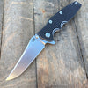 2017 Rick Hinderer Eklipse Gen 2 Flipper Black & Grey G-10 (3.5" Stonewashed) - GearBarrel.com