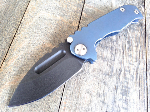Medford Micro Praetorian T Knife Blue Titanium (2.875" Black) MKT