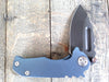 Medford Micro Praetorian T Knife Blue Titanium (2.875" Black) MKT - GearBarrel.com