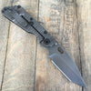 Strider SMF Tanto Folding Knife Black G-10 (3.9" Blued) - GearBarrel.com