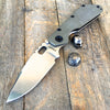 Strider Knives SMF-CC Knife Green Flag G-10 (3.9" Stonewash) - GearBarrel.com