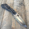 Strider Knives SMF-CC Black G-10 Folding Knife (3.9" Stonewash Tanto) Flamed Ti - GearBarrel.com