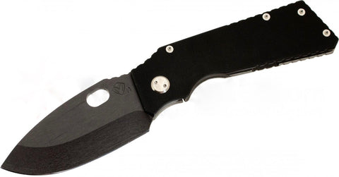 Medford Knife & Tool TFF1 Black G10 & Titanium Folder (4" Black)