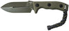Microtech Crosshair D/E Fixed Blade  (5" Green ) 101-1GR - GearBarrel.com