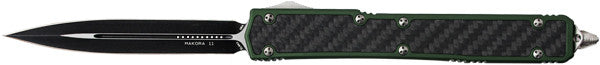 Microtech Makora II D/A OTF  (4.45" Black) 106-1 OD Green - GearBarrel.com