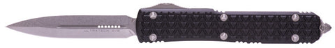 Microtech Ultratech D/E OTF Tri-Grip Black (3.4" Satin) 122-4