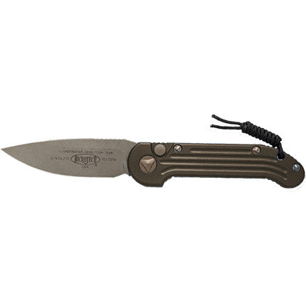 Microtech LUDT Automatic Knife OD Green (3.4" Bronzed) 135-13OD