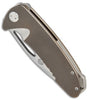 Medford On Belay Frame Lock Knife Bronze Ti (4.125" Stonewash) MKT - GearBarrel.com