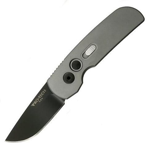 Pro-Tech 2212 Grey Calmigo Cali-Legal Auto Knife, 154CM Black Blade