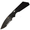PRO-TECH STRIDER KNURL GRIP SNG AUTO KNIFE, 154CM DLC BLACK COMBO BLADE 2408 - GearBarrel.com